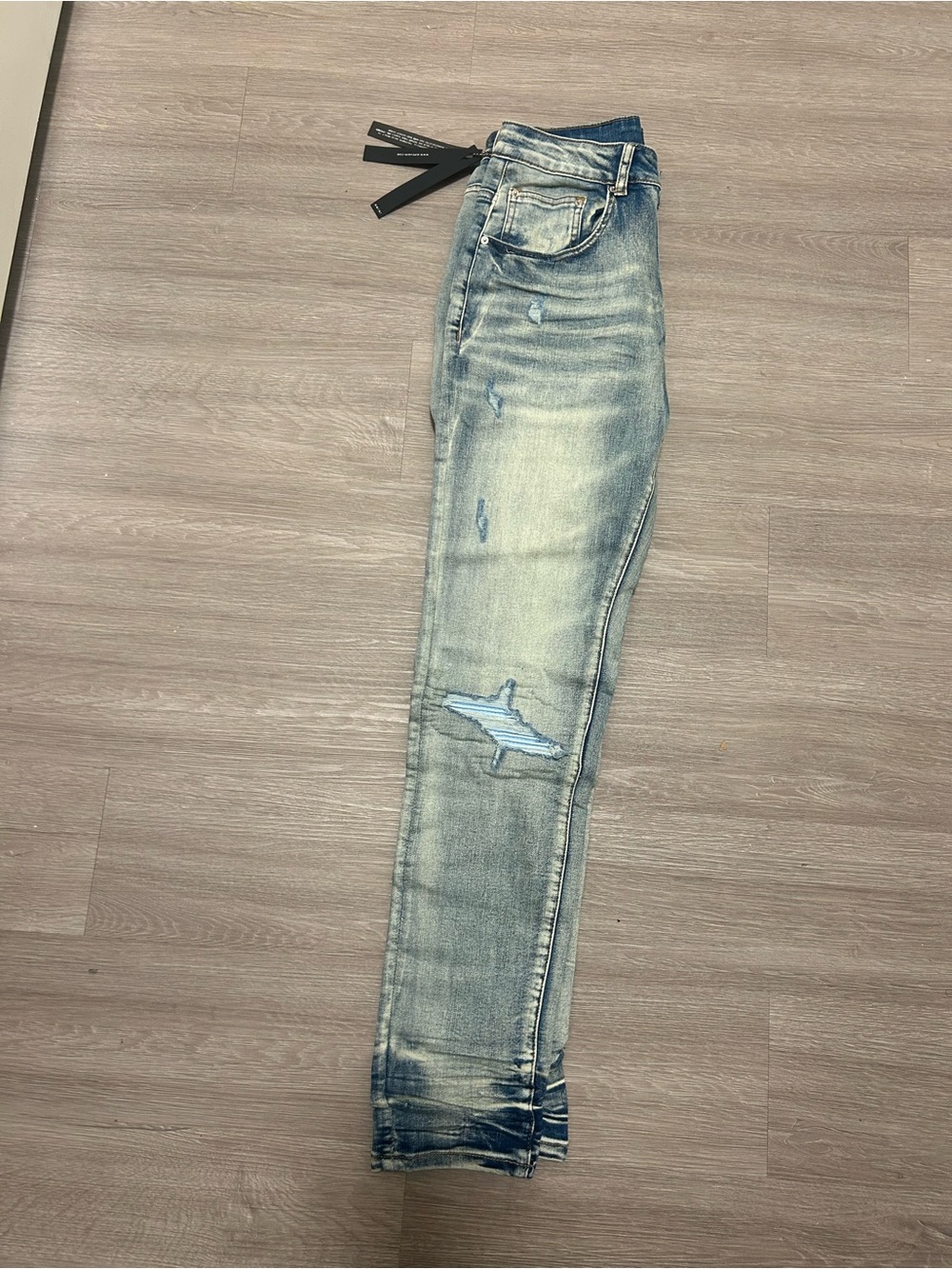 Amiri jeans blue patch